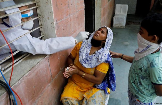 U Indiji koronom zaraženo preko 8 miliona ljudi