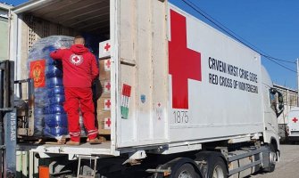 Crveni krst CG šalje pomoć za žrtve zemljotresa u Hrvatskoj; Na račun do sada uplaćeno preko 50.000 eura