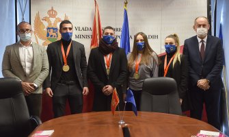Lalošević: Ponosni smo na mlade sportiste koji dostojanstveno reprezentuju Crnu Goru širom Evrope i svijeta