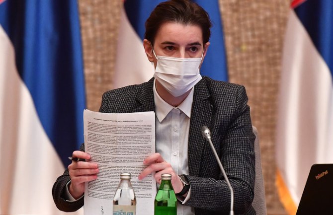 Brnabić: Do sada vakcinisano 438.000 ljudi, Srbija druga u Evropi