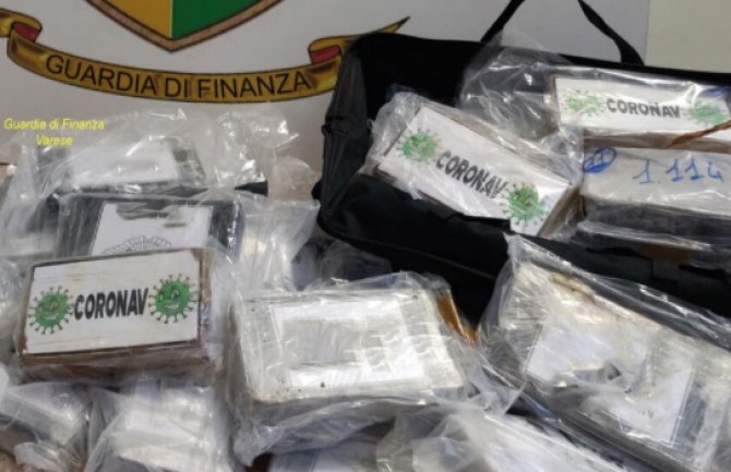 Italija: Oduzeto 55 kg 