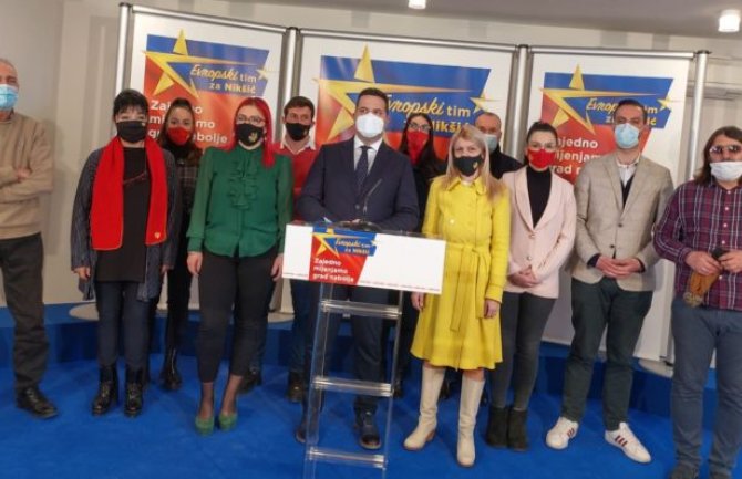 Damjanović: Za nekoliko dana prikupljeno 13.5 hiljada glasova, Nikšićani vjeruju u pobjedu