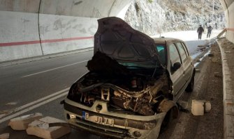 Udes u tunelu Mekavac, povrijeđena jedna osoba