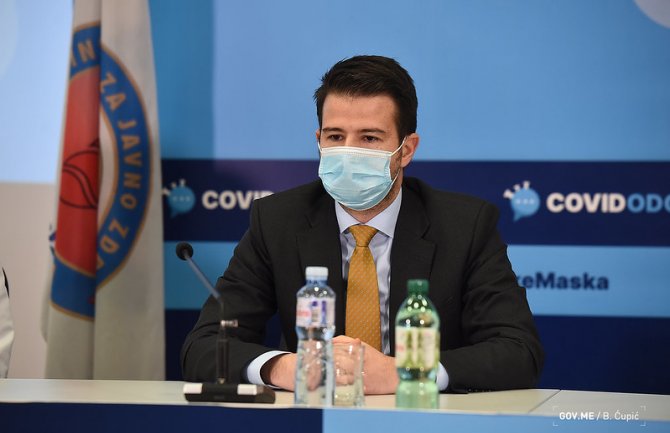 Milatović: Cilj je da se vakciniše 400.000 stanovnika