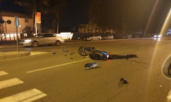 Podgorica: Udes na Zlatici, oboren motociklista