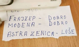 Nakon vijesti deda napravio recenziju vakcine: Fajzer i Mode(r)na - dobre, AstraZeneka loša