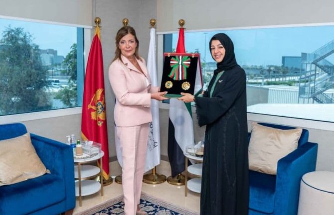 UAE: Ambasadorki Jeknić Orden nezavisnosti