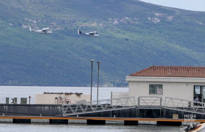 Otvorena Prva međunarodna Hidro avio regata Montadria 2021: Dati na značaju pokretanju malih aerodroma u CG