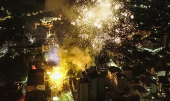 Opština BP upriličila vatromet povodom Dana nezavisnosti(FOTO)