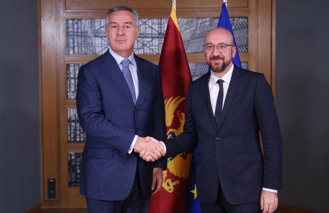 Mišel zahvalio Đukanoviću: EU podržava evropsku budućnost Crne Gore