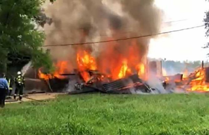 Reagovanje policije: Požar na kućici na Adi Bojani nije podmetnut