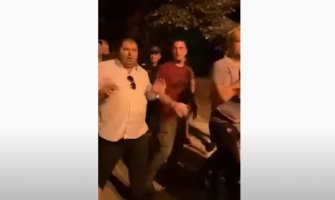 Aktivisti DF-a sinoć došli u Prijestonicu, Cetinjani ih nakon rasprave otjerali(VIDEO)