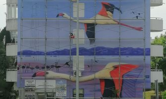 Dvije godine od proglašenja Ulcinjske solane zaštićenim područjem, Ulcinjanima na poklon mural