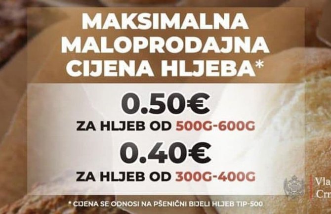 Ograničena cijena hljeba, najugroženijima 64 hiljade litara ulja
