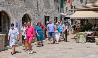 Kotor: Popunjenost smještajnih kapaciteta na 92 odsto u odnosu na 2019.