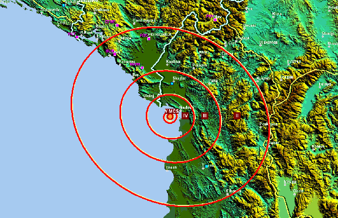 Zemljotres u Albaniji, osjetio se i u CG