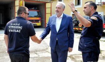  Krivokapić obišao Službu zaštite i spašavanja Nikšić: Nije stvoren jak informacioni sistem koji brzo reaguje