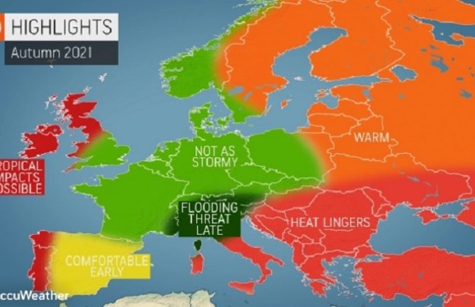 Dugoročna prognoza: Toplotni talasi i na početku jeseni, zatim opasnost od poplava