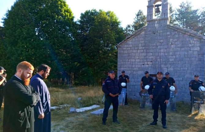 MCP: I ove godine onemogućena Služba u crkvi Preobraženja Gospodnjeg na Ivanovim koritima