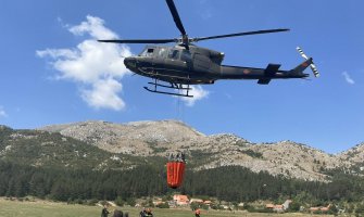 U toku akcija gašenja preostalih potencijalnih požarnih žarišta u NP Lovćen