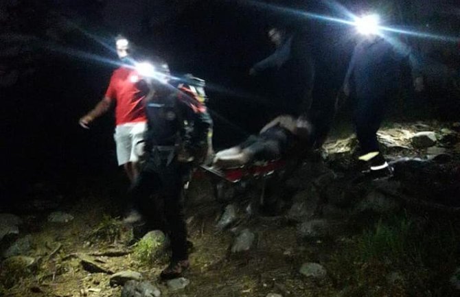 Pripadnici GSS-a spasili Francuza: Povrijedio koljeno na Durmitoru