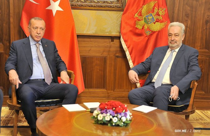 Krivokapić – Erdogan: Budućnost odnosa CG i Turske u bogatijoj ekonomskoj saradnji