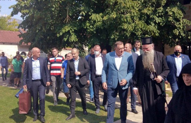 Sastanak Dodika i Јoanikija u manastiru Ždrebaonik: Dodik doprinosi miru i bratskom pomirenju