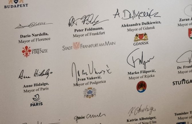 Podgorica pristupila Paktu slobodnih gradova