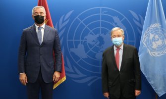 Gutereš: Podrška građanima i Đukanoviću da se sačuva jedinstvo zemlje