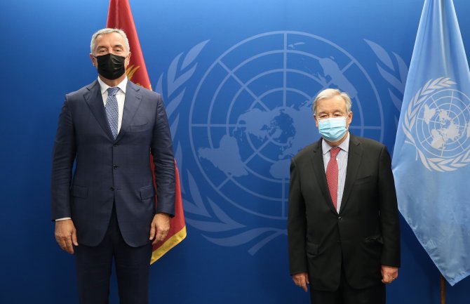 Gutereš: Podrška građanima i Đukanoviću da se sačuva jedinstvo zemlje