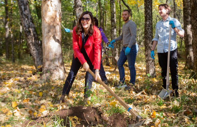 Pošumljavanje Trebjese u okviru Nedjelje klimatske diplomatije 