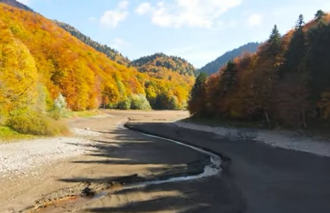 Prijeti li Biogradskom jezeru nestajanje? Pogledajte snimak iz vazduha (VIDEO)