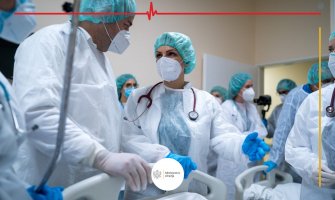 Borovinić Bojović u KCCG: Posjetila sve Covid pacijente, samo nevakcinisani na Intenzivnoj