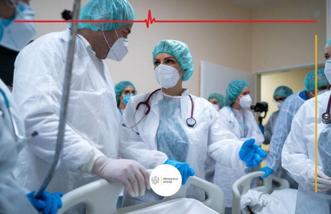 Borovinić Bojović u KCCG: Posjetila sve Covid pacijente, samo nevakcinisani na Intenzivnoj