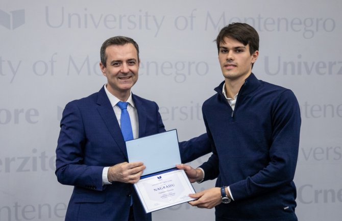 Vladimir Novović - najbolji student Elektrotehničkog fakulteta