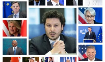 Sa ovim međunarodnim partnerima se sastao Abazović protekle godine