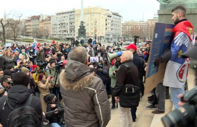 Beograd: Održan protest podrške Novaku Đokoviću