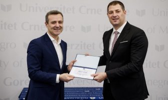 Priznanje Univerziteta Crne Gore profesoru Pravnog fakulteta Vladimiru Savkoviću