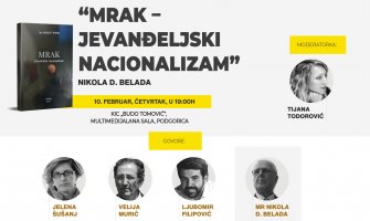 Promocija knjige “Mrak - jevanđeljski nacionalizam” u četvrtak