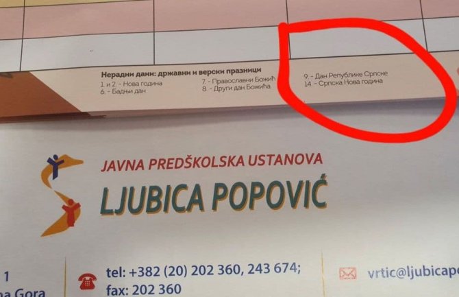 Pismo roditelja direkotorici vrtića: Narušavate građanske i multivjerske koncepte učeći našu đecu kako nijesmo svi isti