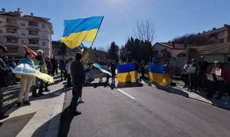 Protest ispred ruske ambasade u Podgorici