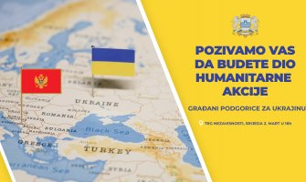 Pokrenuta humanitarna akcija: Građani Podgorice za Ukrajinu, potrebna odjeća, hrana, novac...