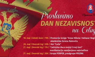Prijestonica jedini organizator proslave Dana nezavisnosti na Cetinju