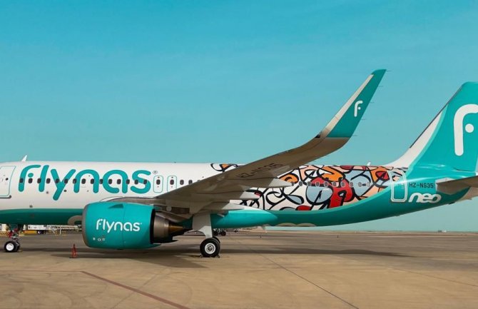 Flynas od 28. jula jednom nedjeljno povezuje Rijad i Podgoricu