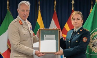 MO: Majorici Sanji Pejović dodijeljenja „SACEUR Recognition Award“