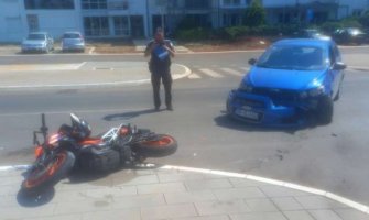 Bar: Dvije osobe povrijeđene u sudaru automobila i motocikla