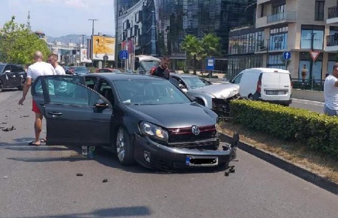 Saobraćajna nezgoda u Podgorici, ima povrijeđenih