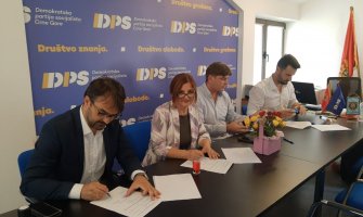 Danas u Tivtu potpisan predizborni koalicioni sporazum DPS-SD-SDP-LP