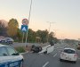 Saobraćajna nezgoda na Marezi, auto se prevrnulo na krov