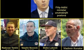 Ministar policije Adžić: Svako ko izađe iz okvira svojih ovlašćenja i zloupotrijebi uniformu biće sankcionisan